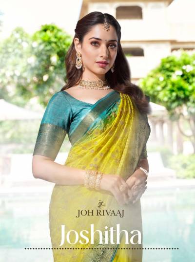 Joshitha By Joh Rivaaj Designer Partywear Saree Collection